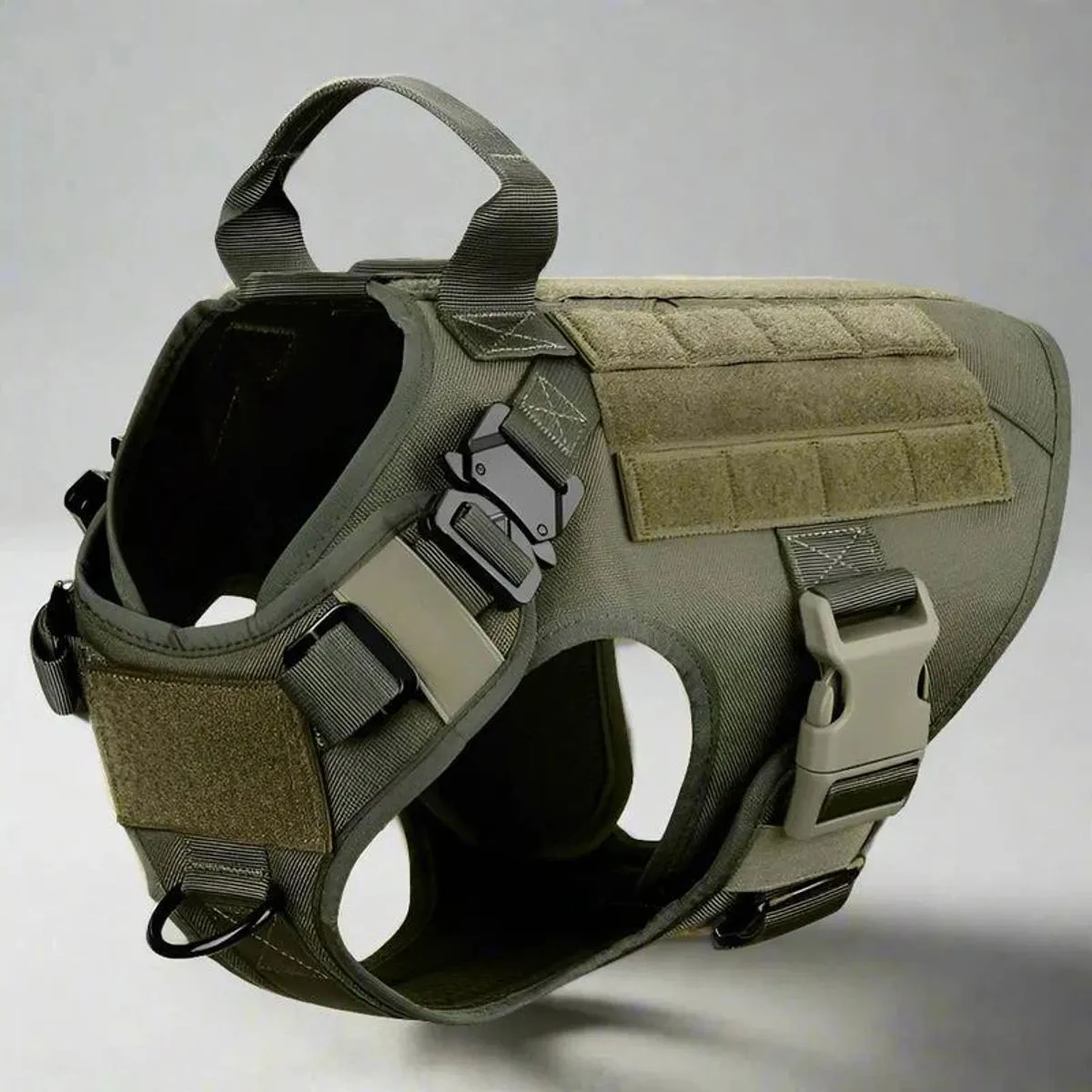 Tactical Military-Style Dog Harness – Heavy Duty No-Pull